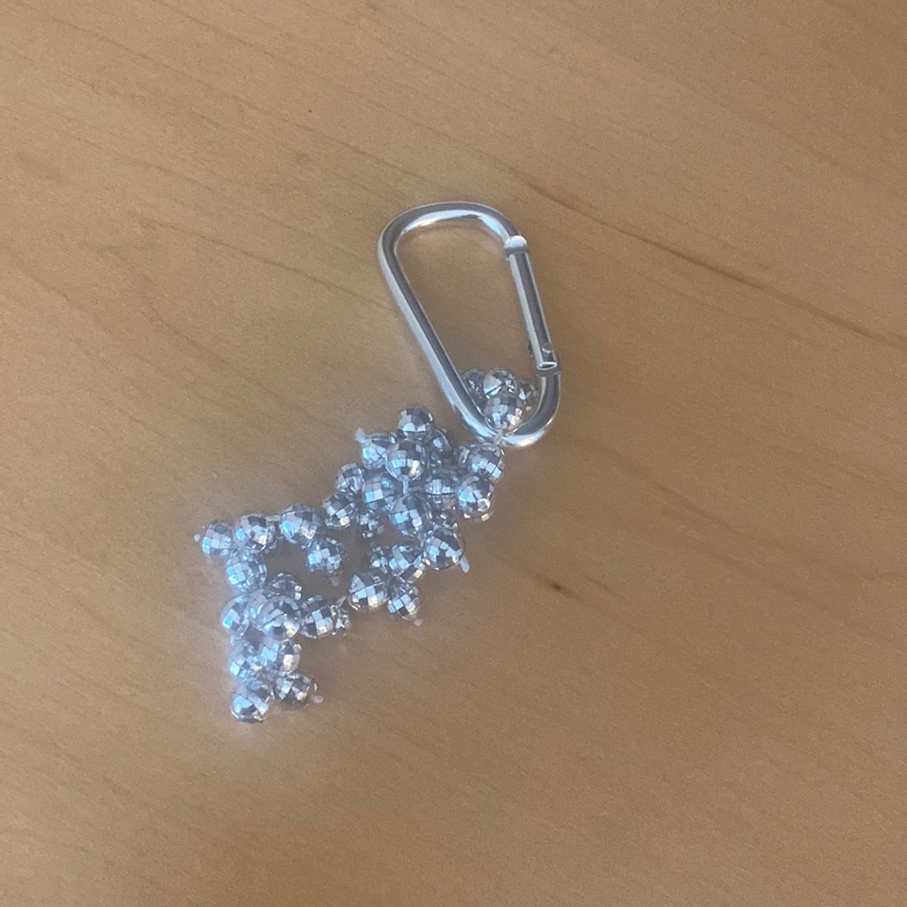 Cluster Bead Keychain Carabiner